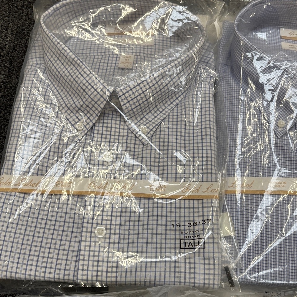 6 Gold Label Men’s Dress Shirts - Picture 7 of 10